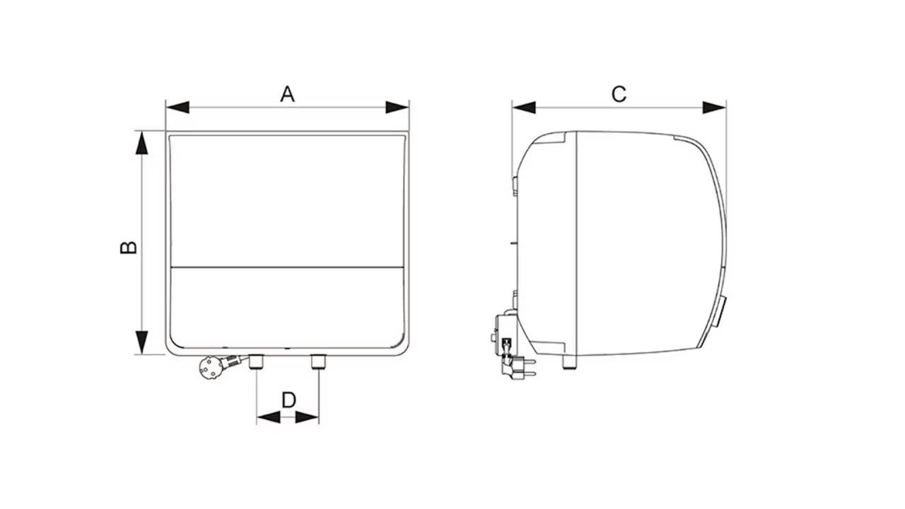Kích thước kiểu bình ngang