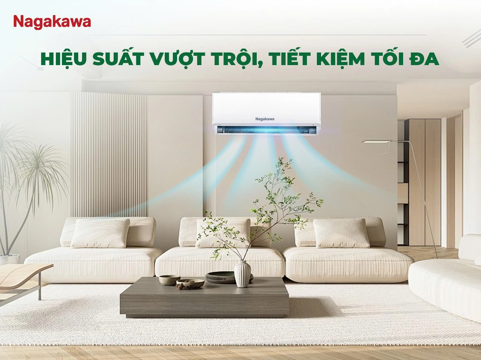 Nagakawa 12000BTU 1 chiều inverter NIS-C12R2U51-hiệu suất