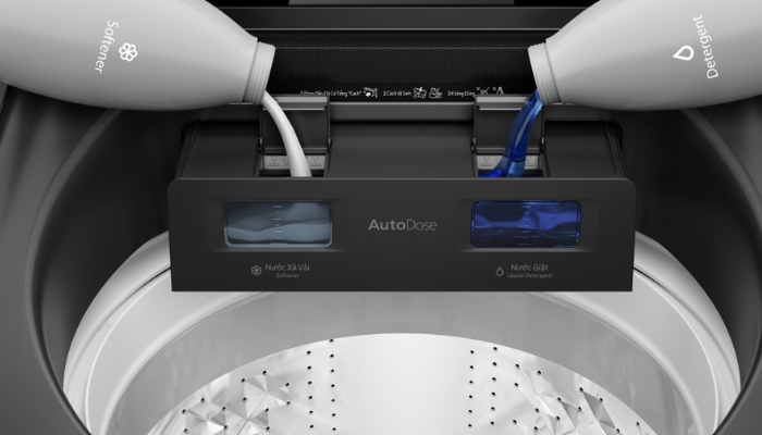 Panasonic Inverter 10.5 Kg NA-FD105W3BV-tự động phân bổ nước xả