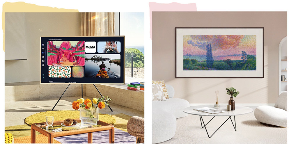 Smart Tivi Khung Tranh The Frame QLED Samsung-art mode