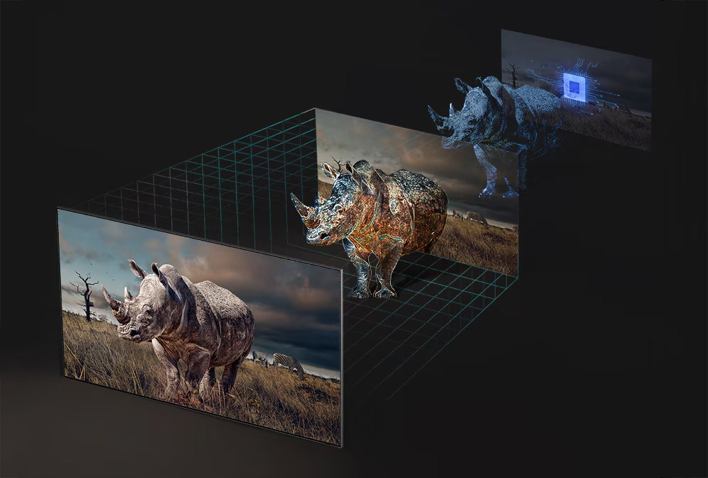 Smart Tivi Samsung OLED 4K Vision AI-công nghệ real depth enhancer