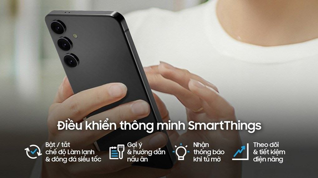 Tiện ích tủ lạnh Samsung Side By Side RS57DG410EB4SV
