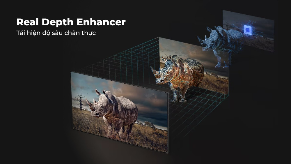 Smart Tivi Samsung OLED 4K Vision AI-Real Deep Enhancer