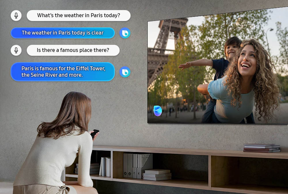 Smart AI Tivi Samsung Mini LED 4K-Bixby