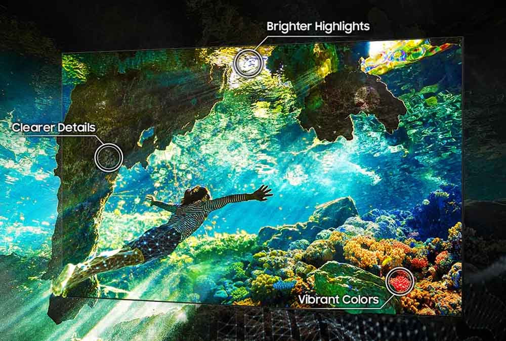 Smart AI Tivi Samsung Mini LED 4K-Auto HDR Remastering