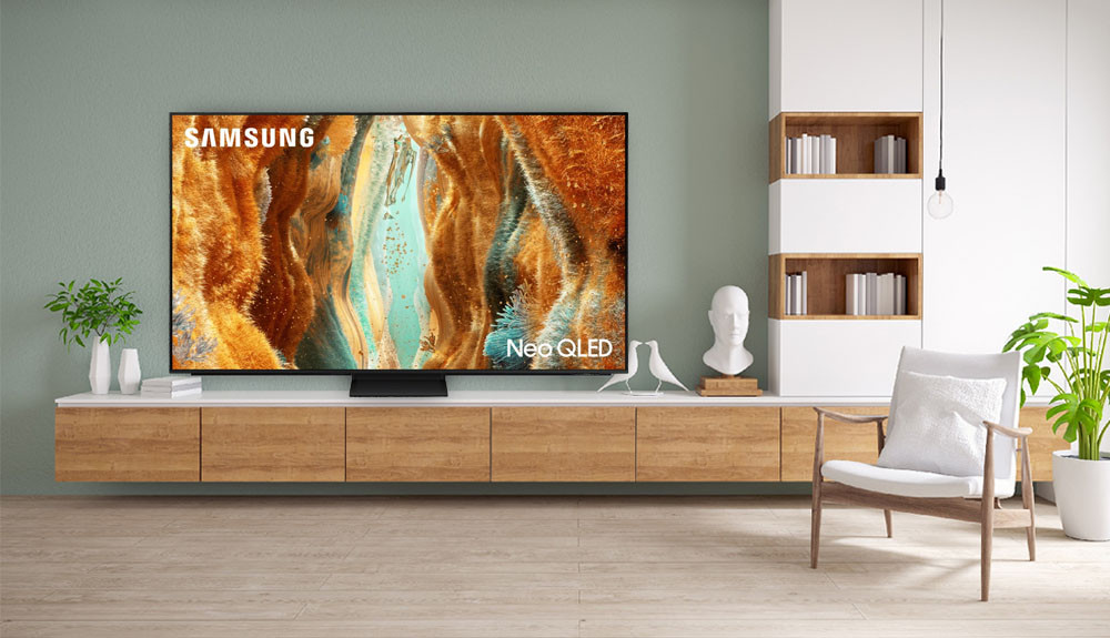 Smart AI Tivi Samsung Mini LED 4K-thiết kế