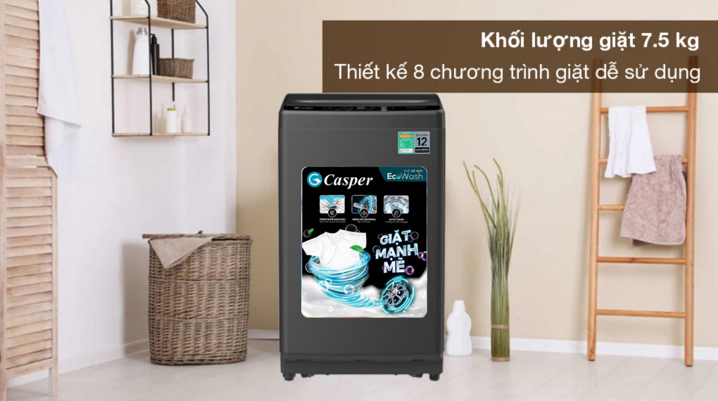 Khối lượng giặt WT-75NG1