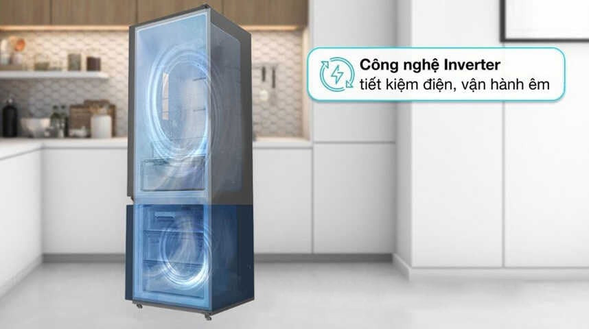 Tủ lạnh Sharp Inverter 357 lít SJ-BF330V-DG-công nghệ Inverter