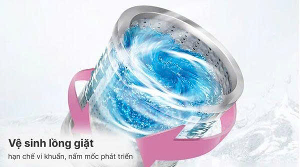 Công nghệ tự vệ sinh lồng giặt