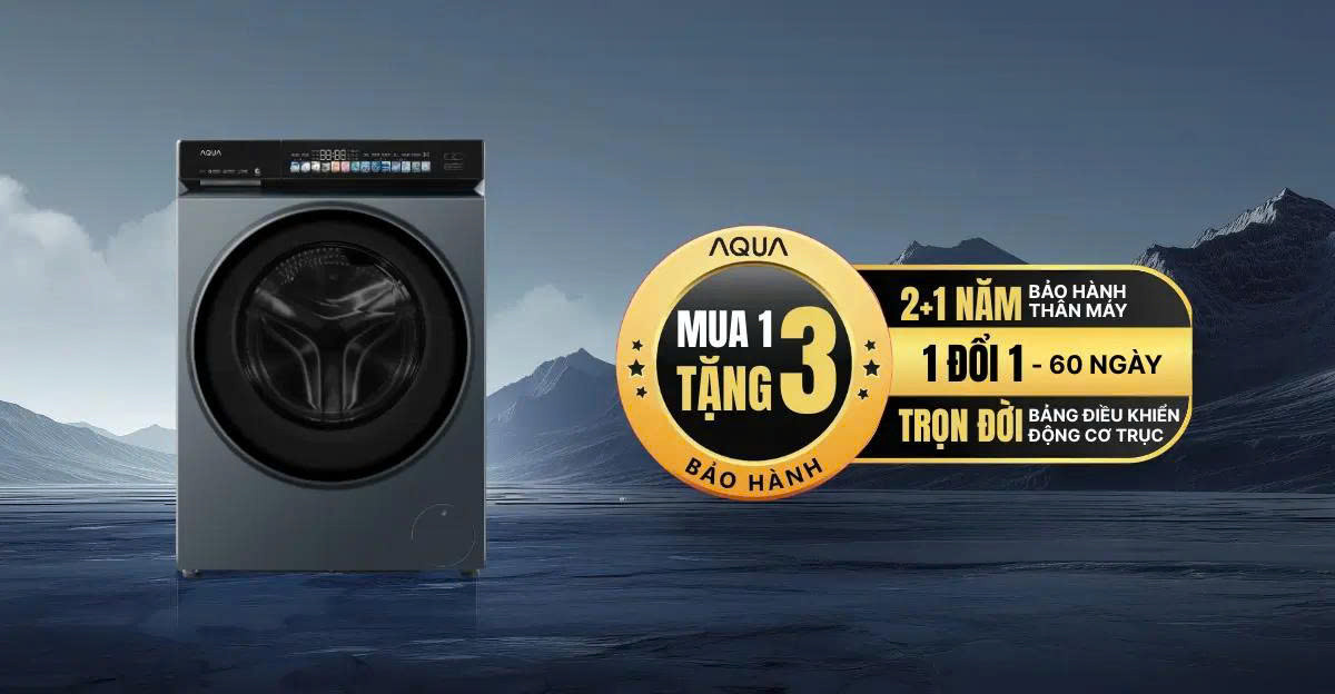 Chế độ bảo hàng máy giặt Aqua