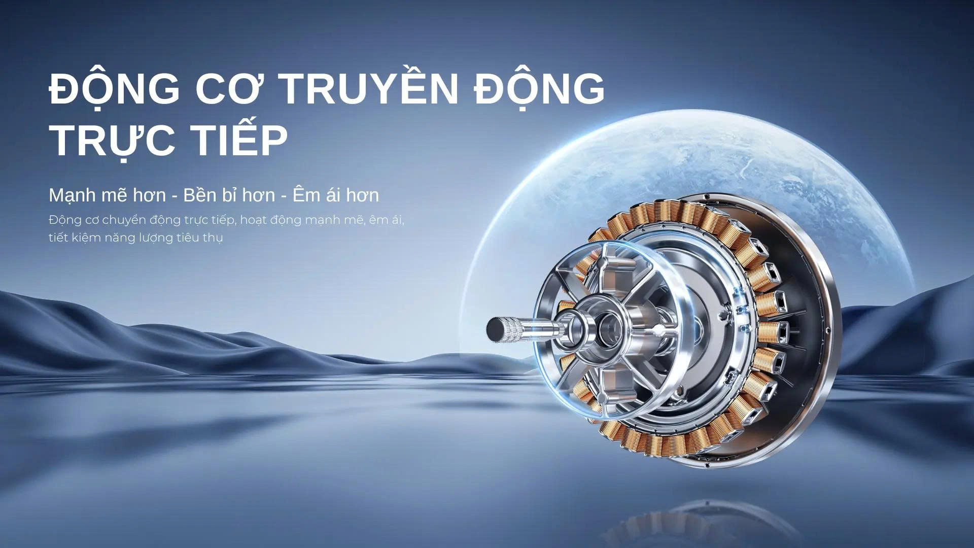 Động cơ truyền động trực tiếp máy giặt Aqua