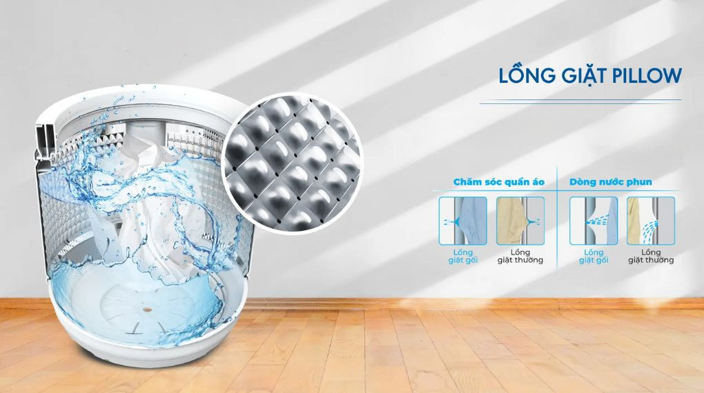 Lồng giặt Pillow máy giặt Aqua