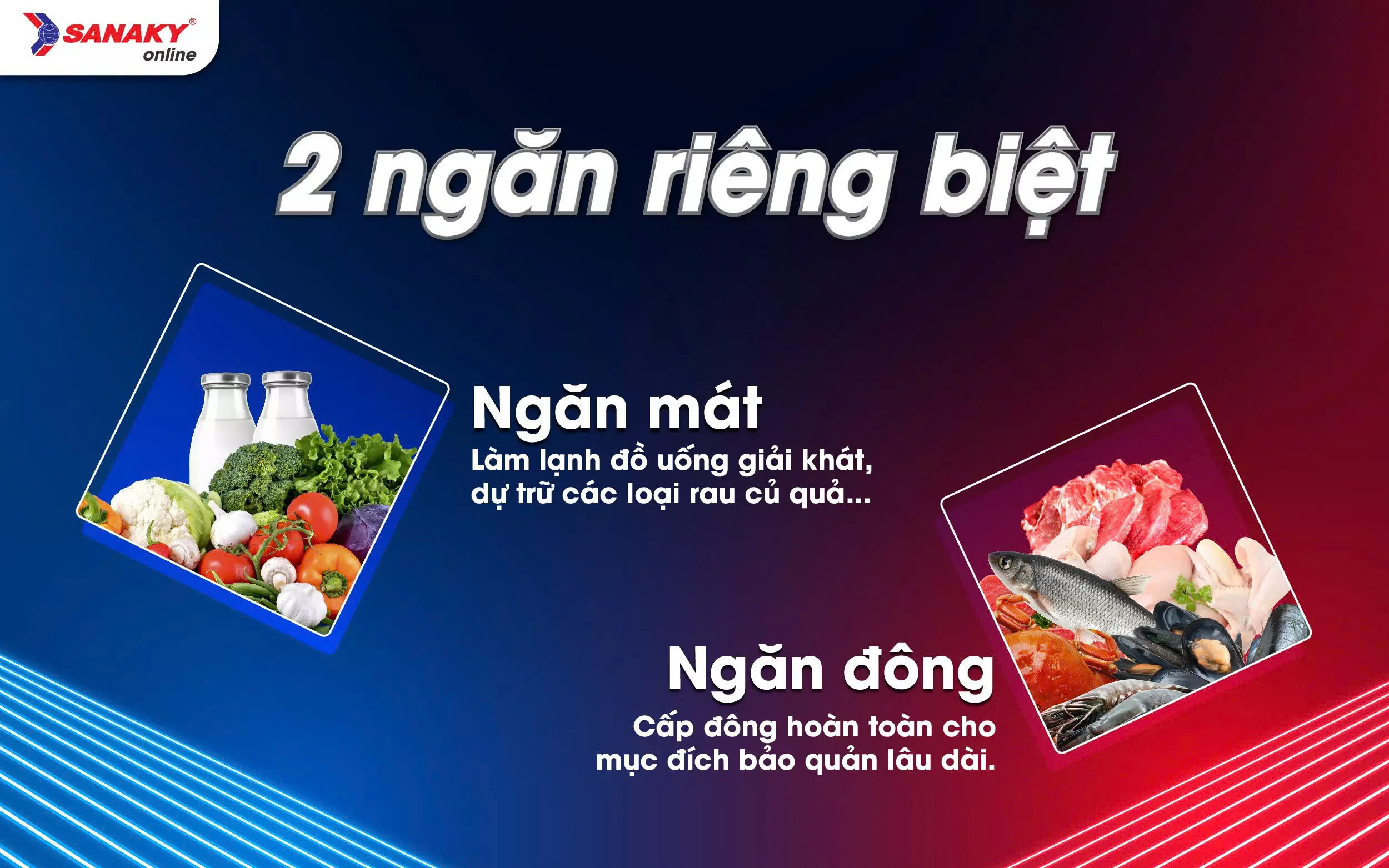 VH-6699W2K-2 ngăn riêng biệt