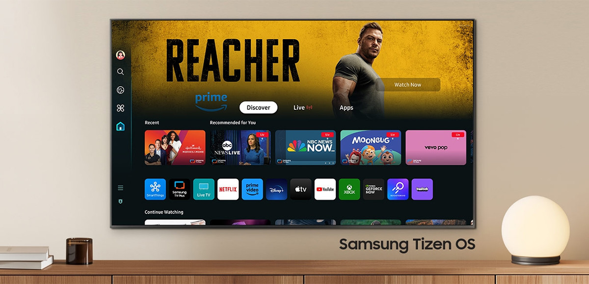 Hệ điều hành Samsung Tizen hiện đại với nhiều tính năng