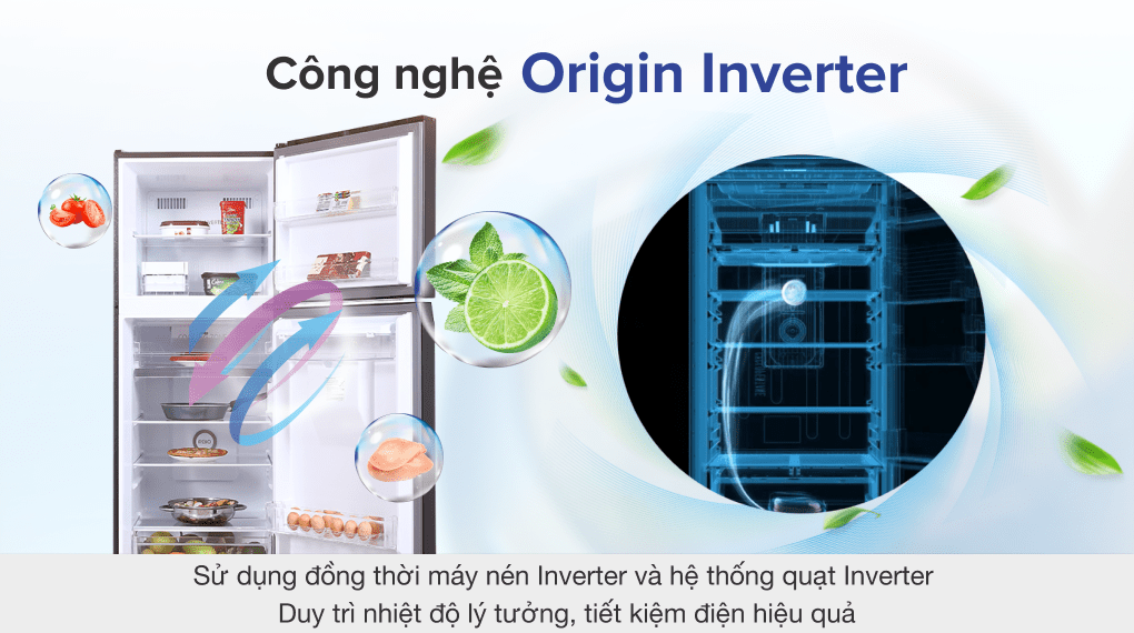 Công nghệ Inverter GR-RT395WE-PMV(06)-MG