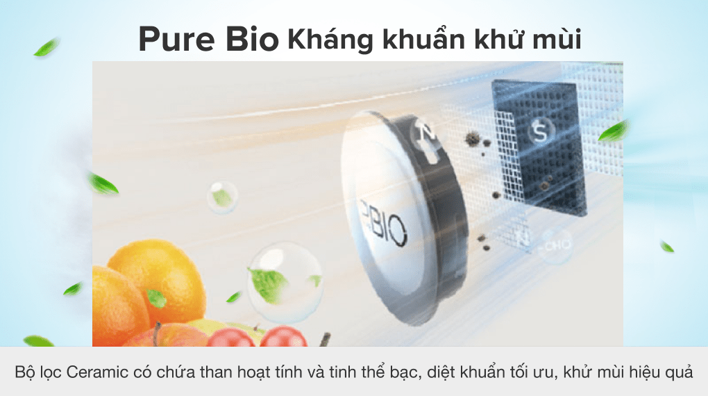 Kháng khuẩn khử mùi GR-RT395WE-PMV(06)-MG