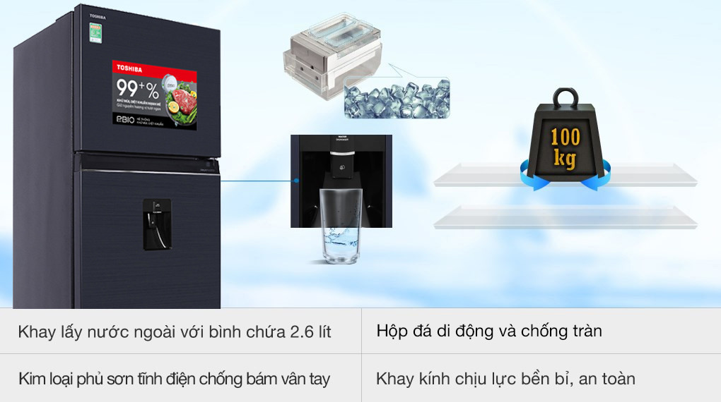 Ngăn lấy nước ngoài GR-RT395WE-PMV(06)-MG