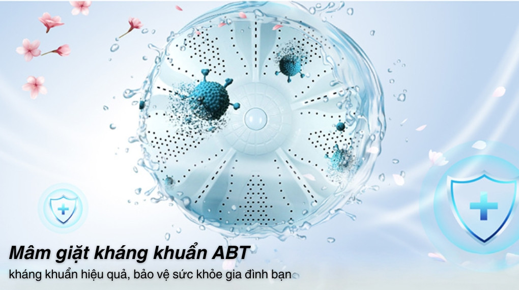 Aqua Inverter 12 kg AWM12-BSR1K(BU)-công nghệ giặt