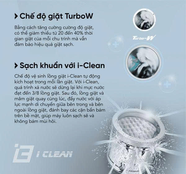 Máy giặt Funiki 8.5 kg HWM T685ABG-chế độ giặt