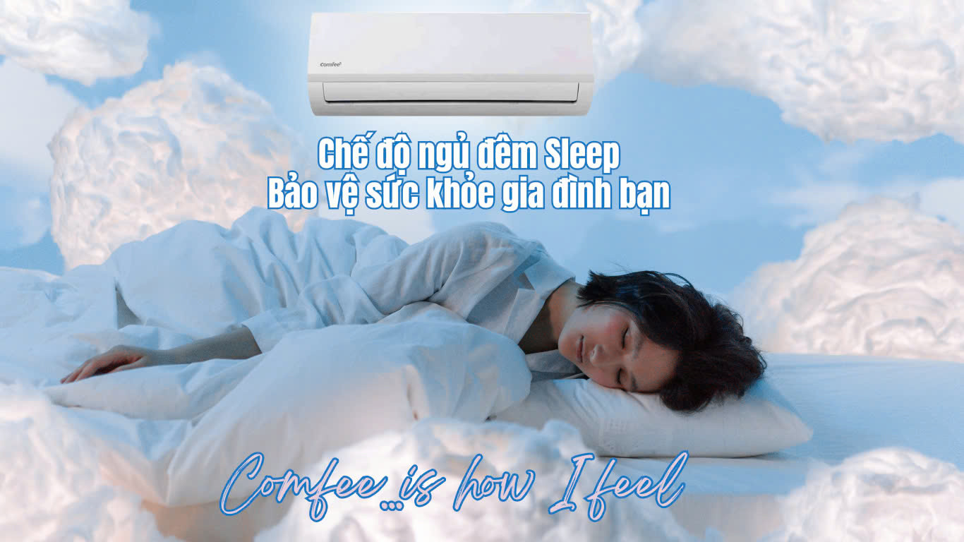 COMFEE 28000BTU CFS-28VAF-chế độ ngủ đêm