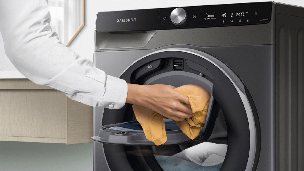 Samsung AI EcoBubble Inverter 12 kg WW12CG604DLBSV-Add Wash