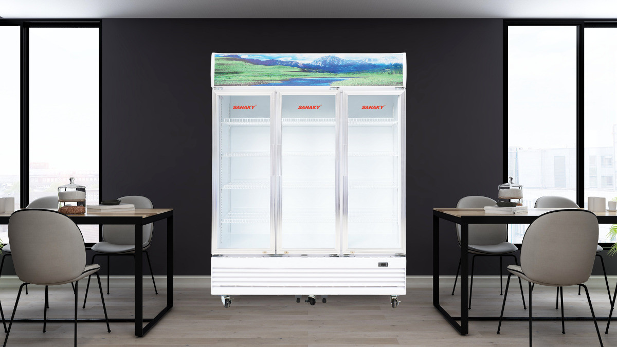 Thiết kế Tủ mát Sanaky tiện lợi mang đến vẻ ngoài hiện đại