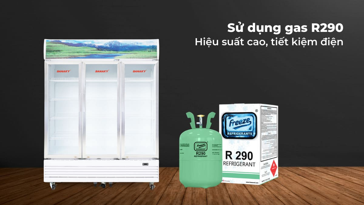Gas R290 hiệu suất làm lạnh cao
