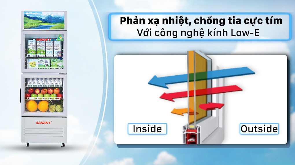Phản xạ nhiệt, chống tia cực tím với công nghệ kính Low-E