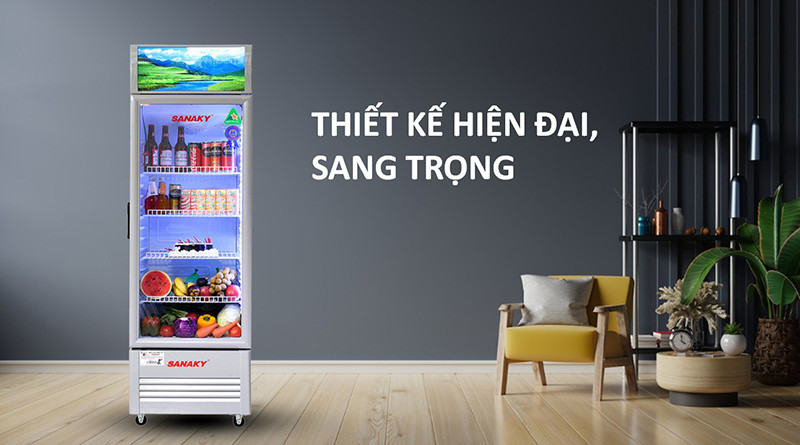 Thiết kế Tủ Mát Sanaky 480 Lít VH-5089K
