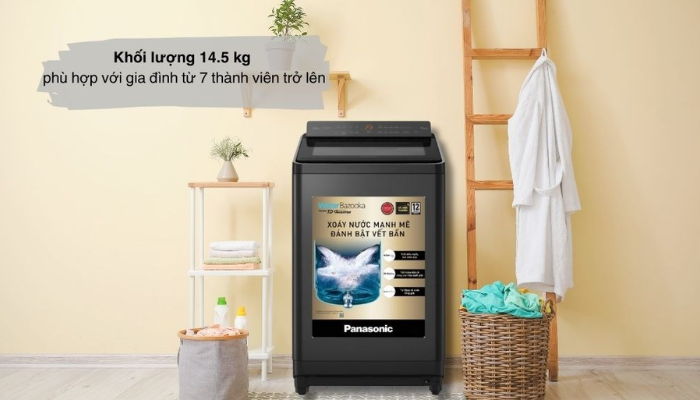 Panasonic Inverter 14.5 kg NA-FD290CEBV-khối lượng giặt
