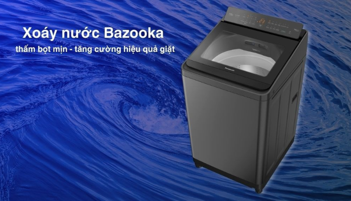 Panasonic Inverter 14.5 kg NA-FD290CEBV-xoáy nước bazooka