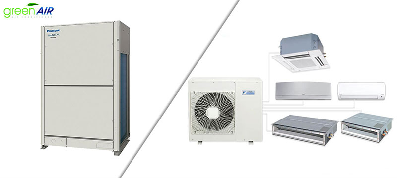 Điều hòa multi Daikin và điều hòa trung tâm có gì khác biệt?