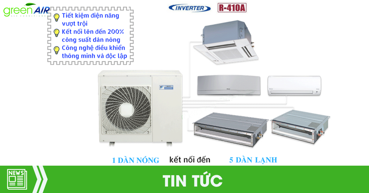 Điều hòa multi Daikin là gì? Ưu nhược điểm của điều hòa multi Daikin?
