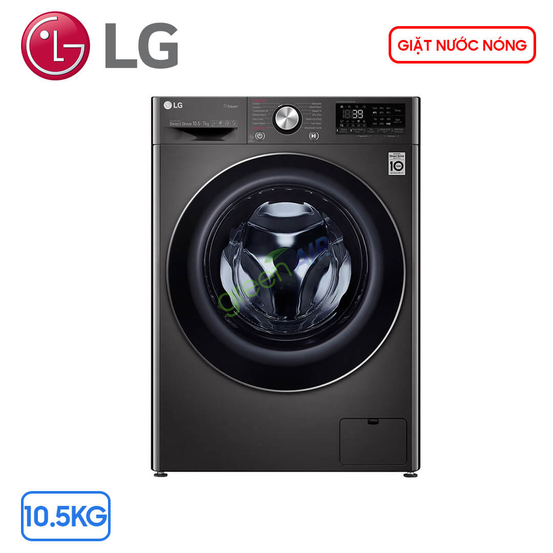 Máy Giặt Sấy LG Inverter 10.5kg FV1450H2B Lồng Ngang