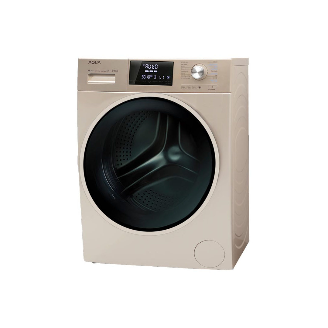 Máy Giặt Aqua Inverter 9.5Kg (AQD-D950E.N) Lồng Ngang