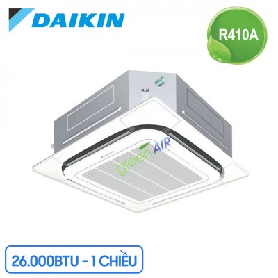 Điều Hòa Âm Trần Cassette Daikin 1 Chiều 26.000 BTU (FCNQ26MV1/RNQ26MY1) Điều Khiển Không Dây (BRC7F633F9+BYCP125K-W18)