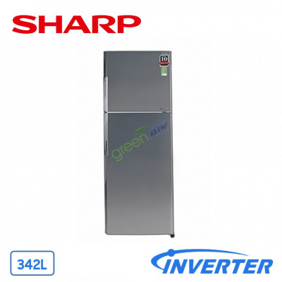 Tủ lạnh Sharp 342 Lít Inverter SJ-X346E-SL (2 Cánh)