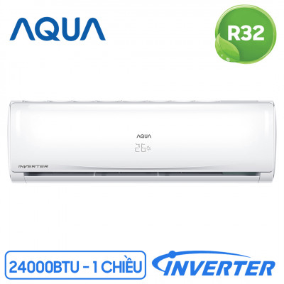 Điều hoà Aqua 1 chiều Inverter 24000 BTU AQA-KCRV24TK