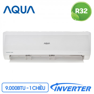 Điều hoà Aqua 1 chiều Inverter 9000 BTU AQA-KCRV10WNZA