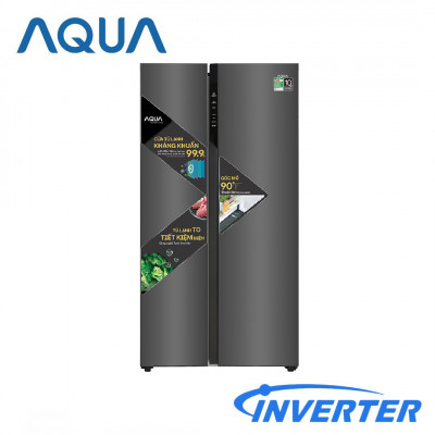 Tủ Lạnh Aqua 541 Lít Inverter AQR-S541XA(BL) (2 cánh)