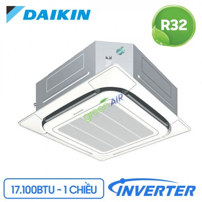 Điều Hòa Âm Trần Cassette Daikin 1 Chiều Inverter 17.100 BTU (FCF50CVM/RZF50CV2V) Điều Khiển Không Dây (BRC7M635F+BYCQ125EAF)