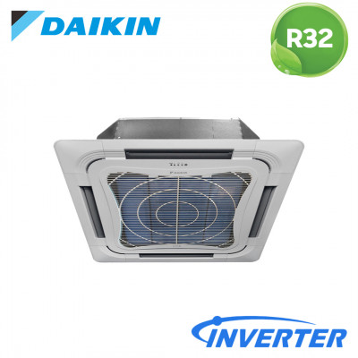 Điều Hòa Âm Trần Cassette Daikin Inverter 1 Chiều 30000 BTU FCFC85DVM/RZFC85DY1+BRC7F635F9+BYCQ125EAF Điều Khiển Không Dây