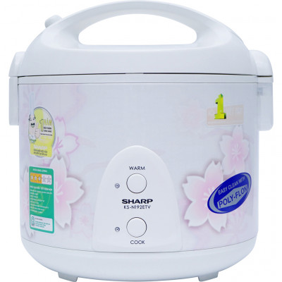 Nồi cơm điện Sharp 1.8 lít KS-N192ETV 