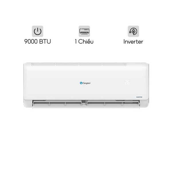 Điều hòa Casper 1 chiều inverter 9000BTU JC-09IU36