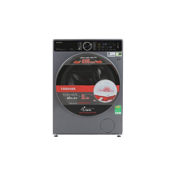 Máy giặt Toshiba Inverter 10.5 kg TW-T25BZU115MWV(MG) Lồng ngang
