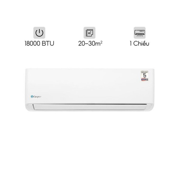 Điều hòa Casper 1 chiều 18000BTU SC-18FB36M