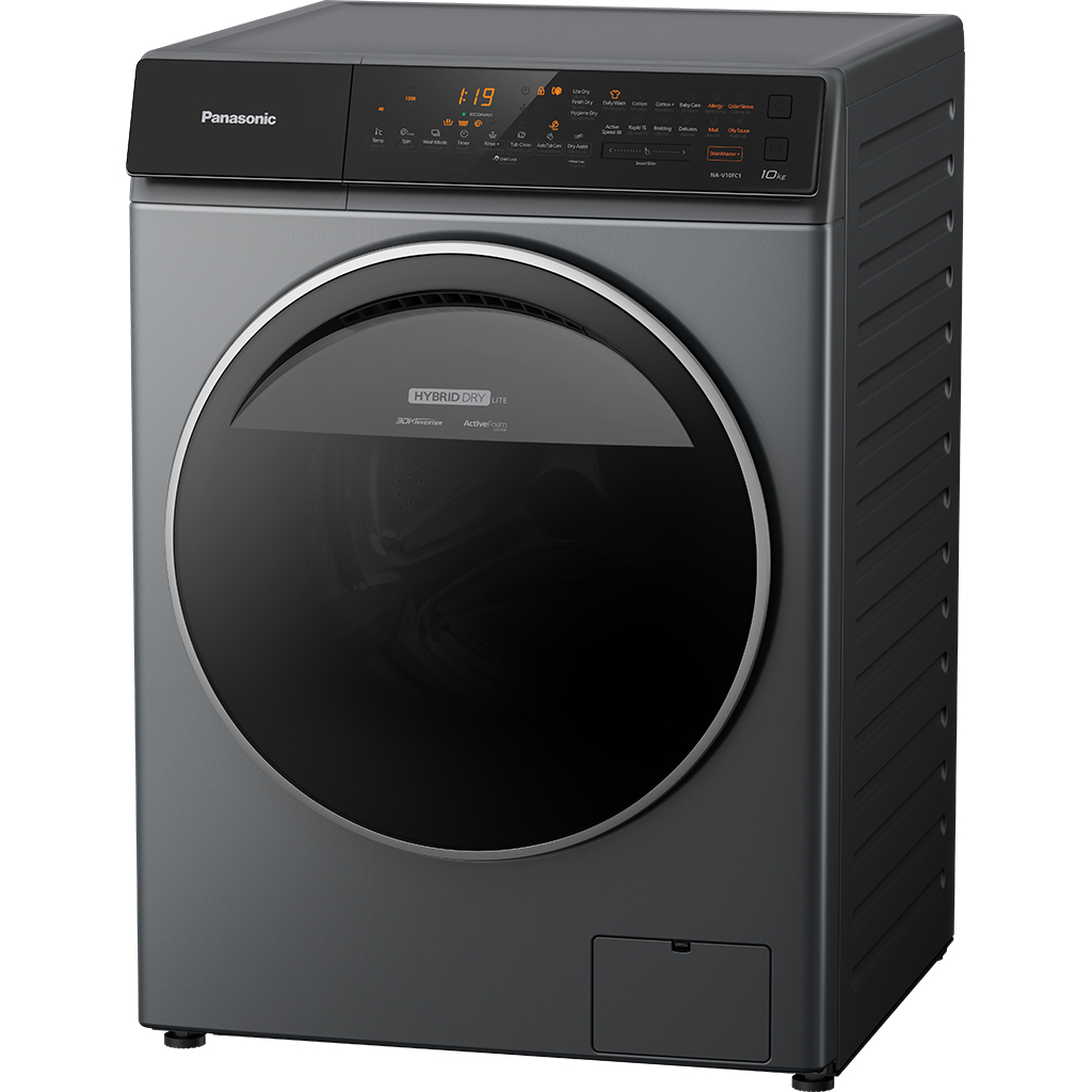 Máy giặt sấy Lồng Ngang Panasonic Inverter 10 kg NA-V10FC1LVT