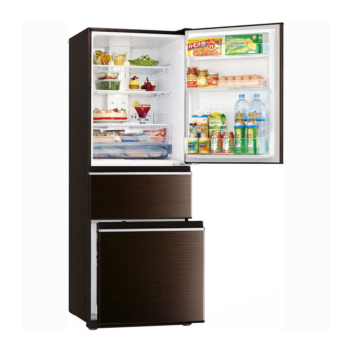 Tủ Lạnh Mitsubishi MR-CX46ER-BRW-V 358 Lít 3 Cửa Inverter