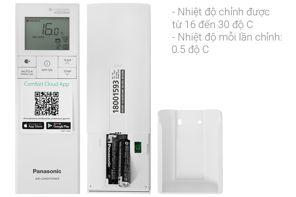 Điều hoà Panasonic inverter 1 chiều 9000BTU CU/CS-XU9ZKH-8