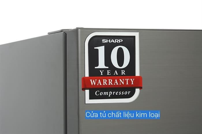 Tủ Lạnh Sharp Inverter 215 Lít SJ-X215V-SL